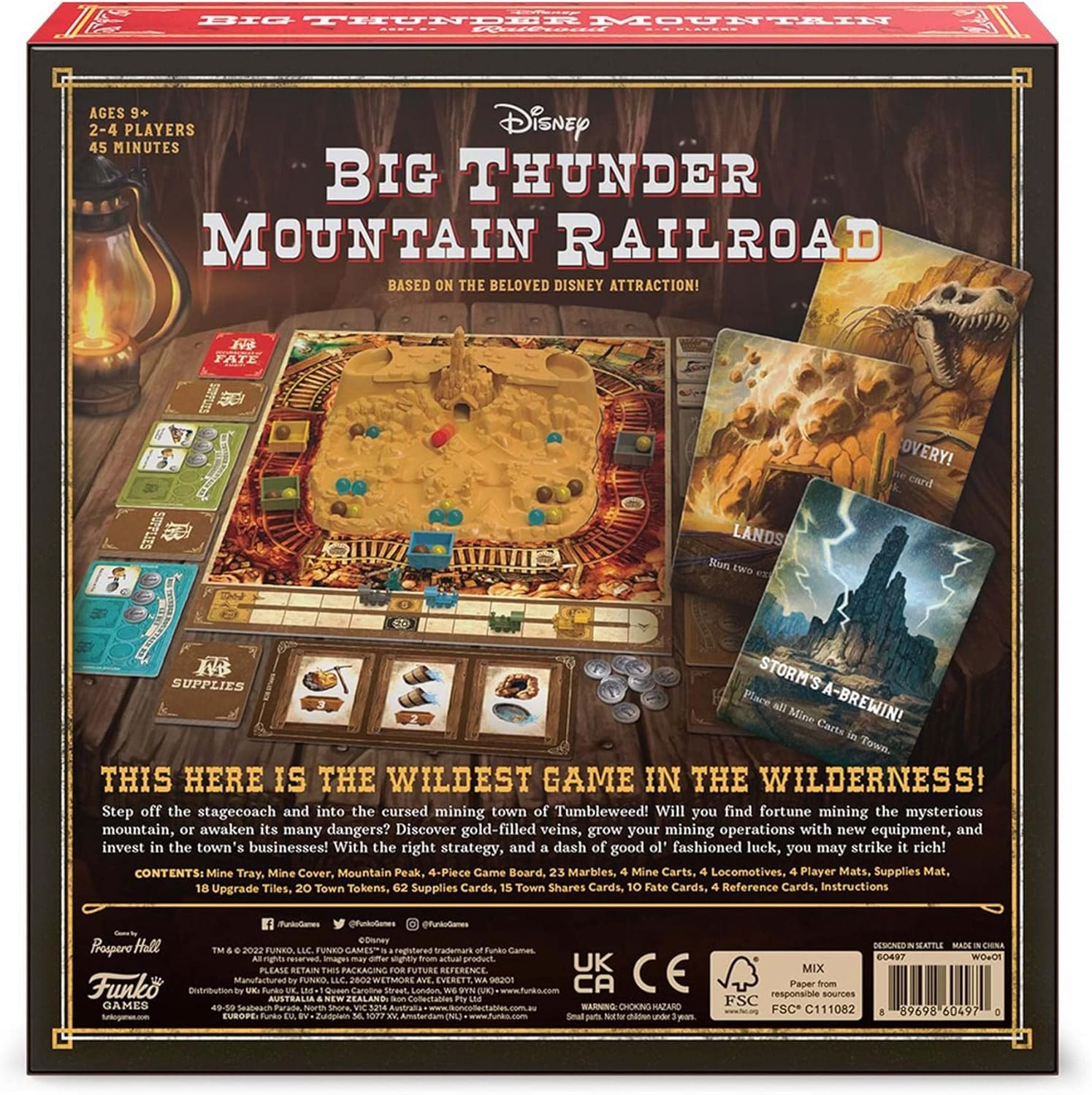 Funko Disney Big Thunder Mountain Railroad Board Game image number 2