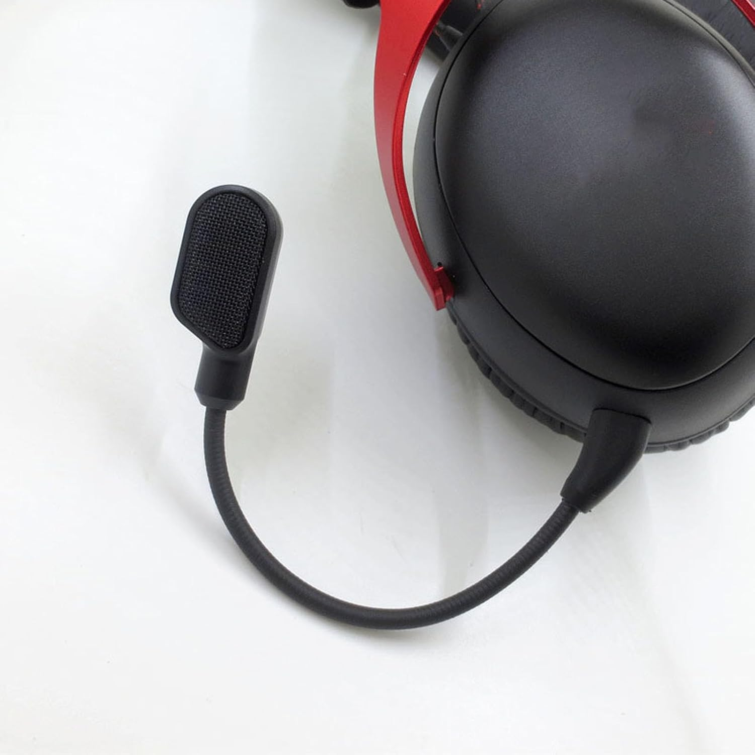 Microphone Replacement for Hyperx Cloud III, 3.5Mm Detachable Mic Boom, 360&deg; Bendable Microphone Boom for Hyperx Cloud III Gaming Headset Mic