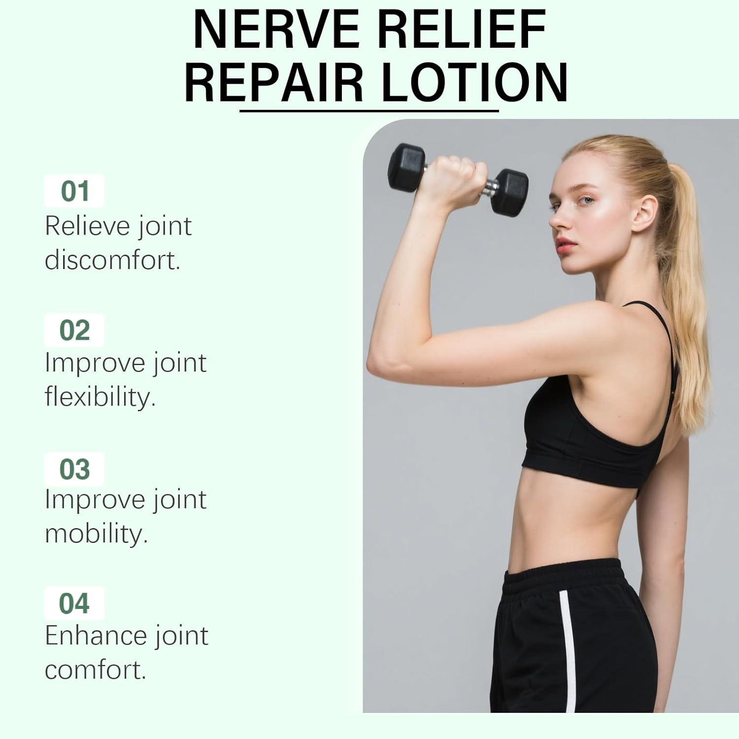 Alcura Nerve Cream, Neuropathy Lotion with Arnica, Natural Soothing Moisturizing Cream, Daily Comfort Alcura Lotion for Body Back Knee Hands Feet & Neck, Non-Greasy, Nourishing (1PCS) image number 2