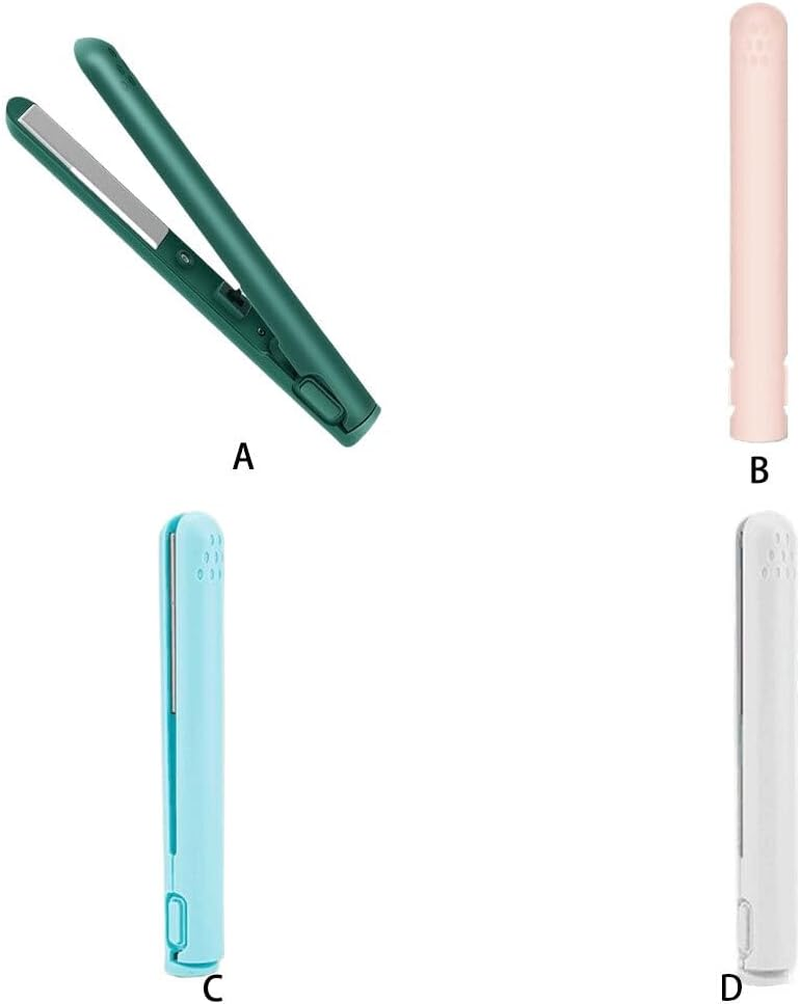 Compact Hair Iron Straightener Styling Made Ple Mini Hair Straightener ABS Straightening Hair Styling Hair Curlers, Blue image number 2