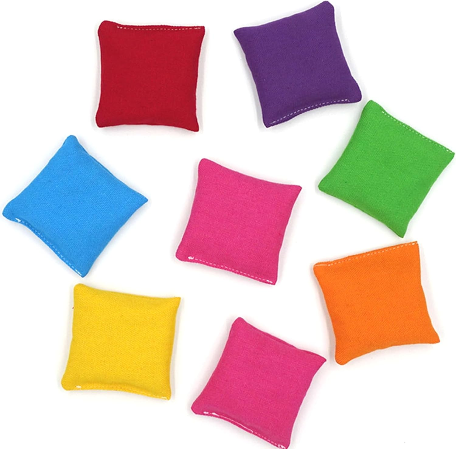 20 Pack 2Inch/5Cm Nylon Bean Bags Children Family Adults Outdoor Yard Games Bean Bag Toss Carnival Toy Bean Bag Toss Game