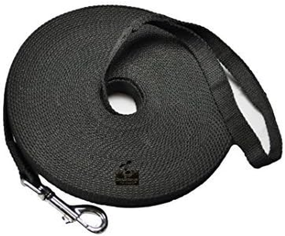 Downtown Pet Supply Long Dog Puppy Obedience Recall Training Agility Lead, Leash - Black, 30' Foot - By, image number 4