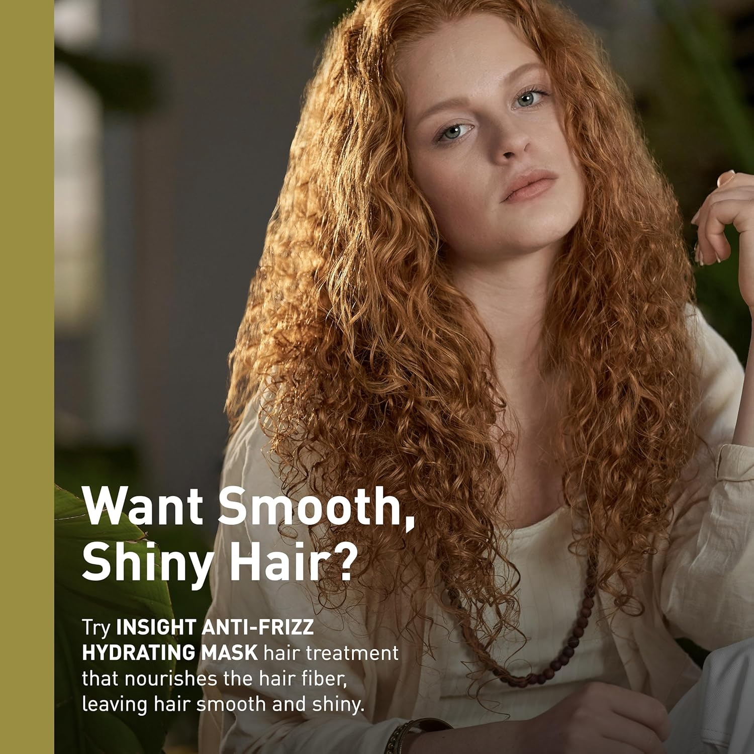 INSIGHT Anti-Frizz Hydrating Hair Mask - Hair Fiber Repair Treatment 500 Ml image number 3