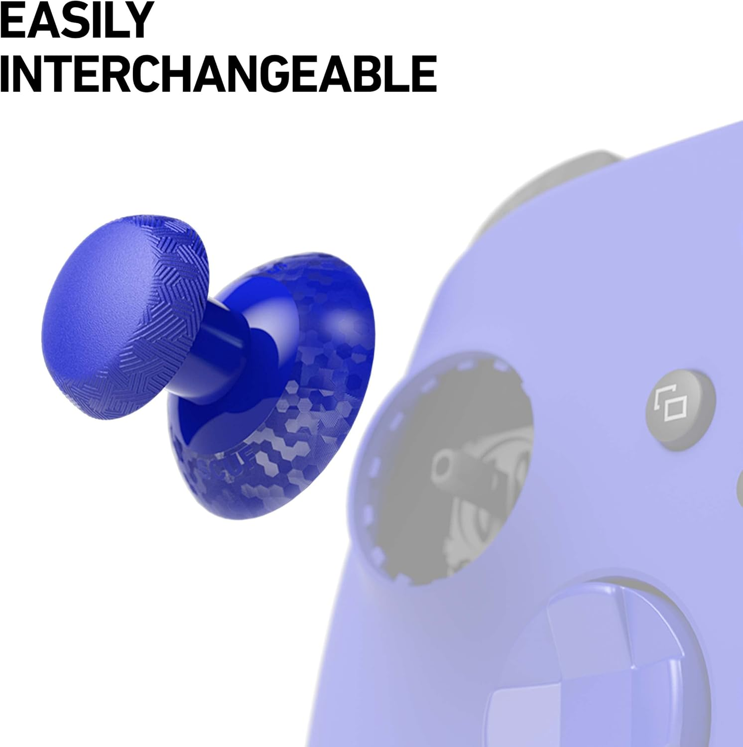 Scuf Instinct Pro Interchangeable Thumbsticks for Xbox Series X|S Controllers 4-Pack, Blue image number 1