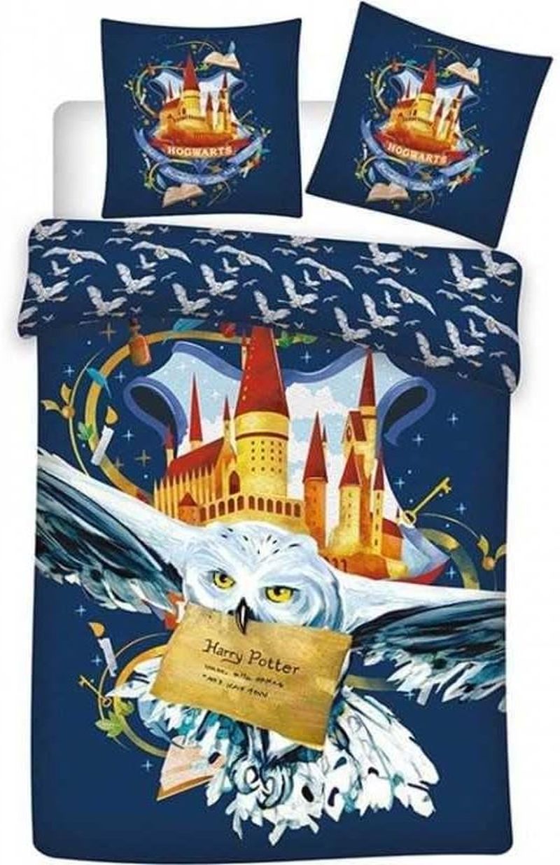 Arlis Harry Potter Duvet Cover Set - 1 Duvet Cover 140 X 200 Cm + 1 Pillowcase 63 X 63 Cm (Harry Potter Bedding Set - A)