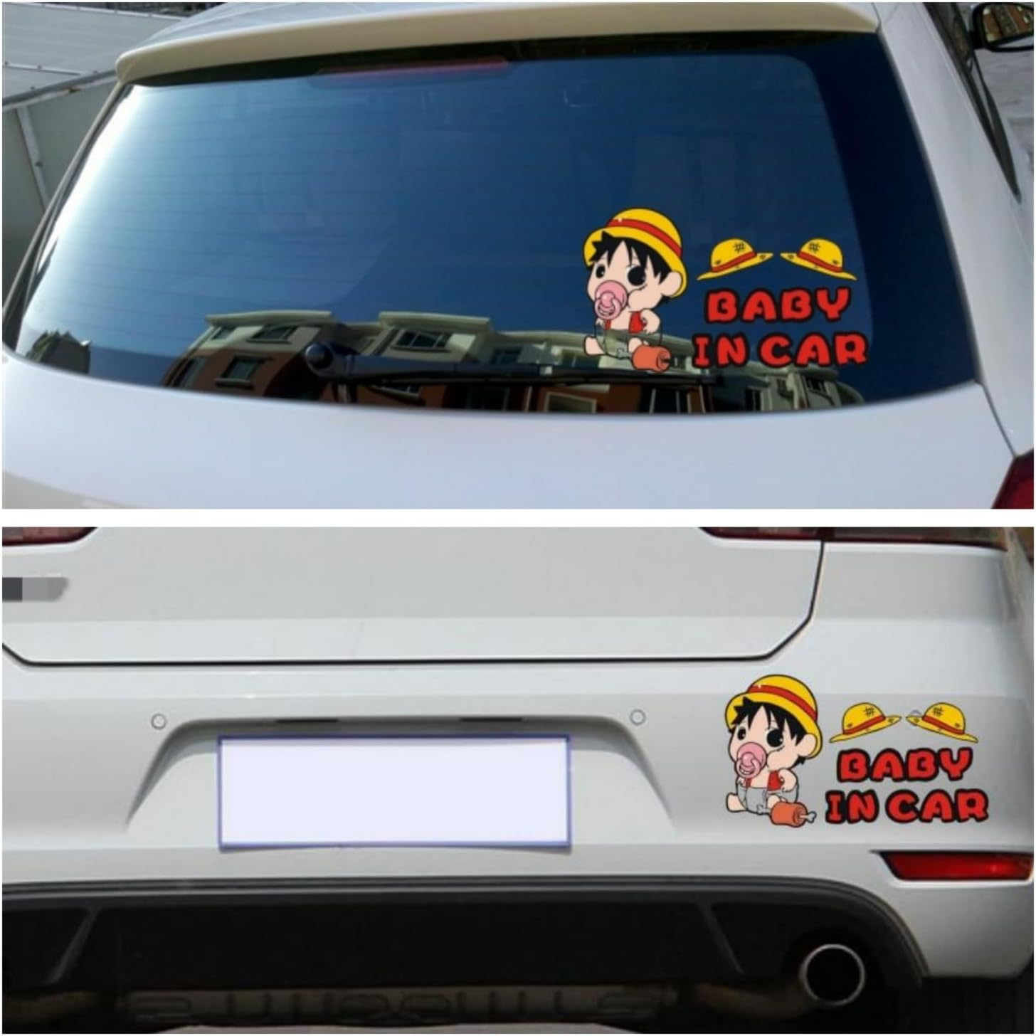 Baby on Board Car Sticker - Weatherproof Vinyl Decal for Car Bumper, Window, and Trunk - Cute Baby Graphic Design - Long Lasting & Waterproof image number 2