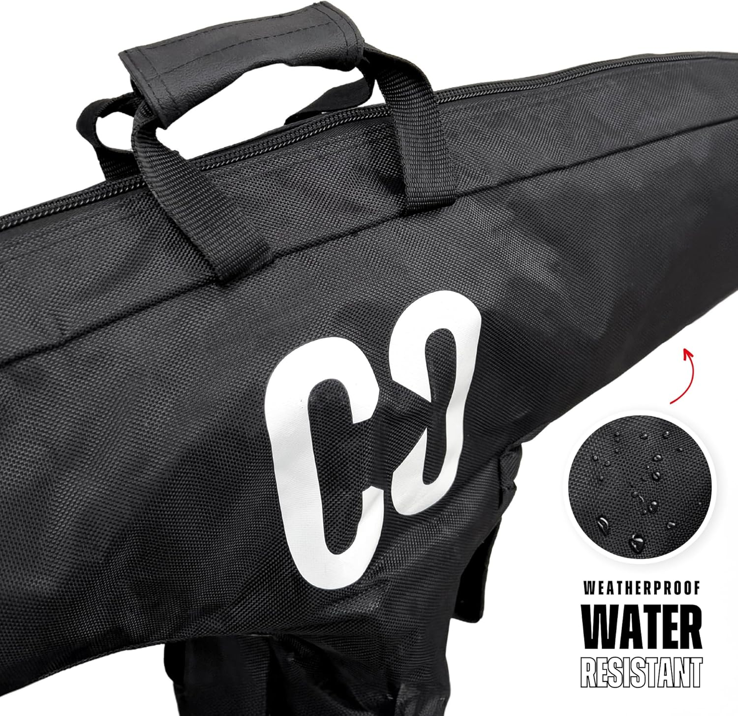 Core Stunt Scooter Travel Bag - Suitcase/Carry Luggage for Kids & Complete Stunt Scooters, Lightweight Carry on Soft Shell Bag for Travelling Scooter Waterproof Heavy Duty Sports Luggage - Black/Red image number 2