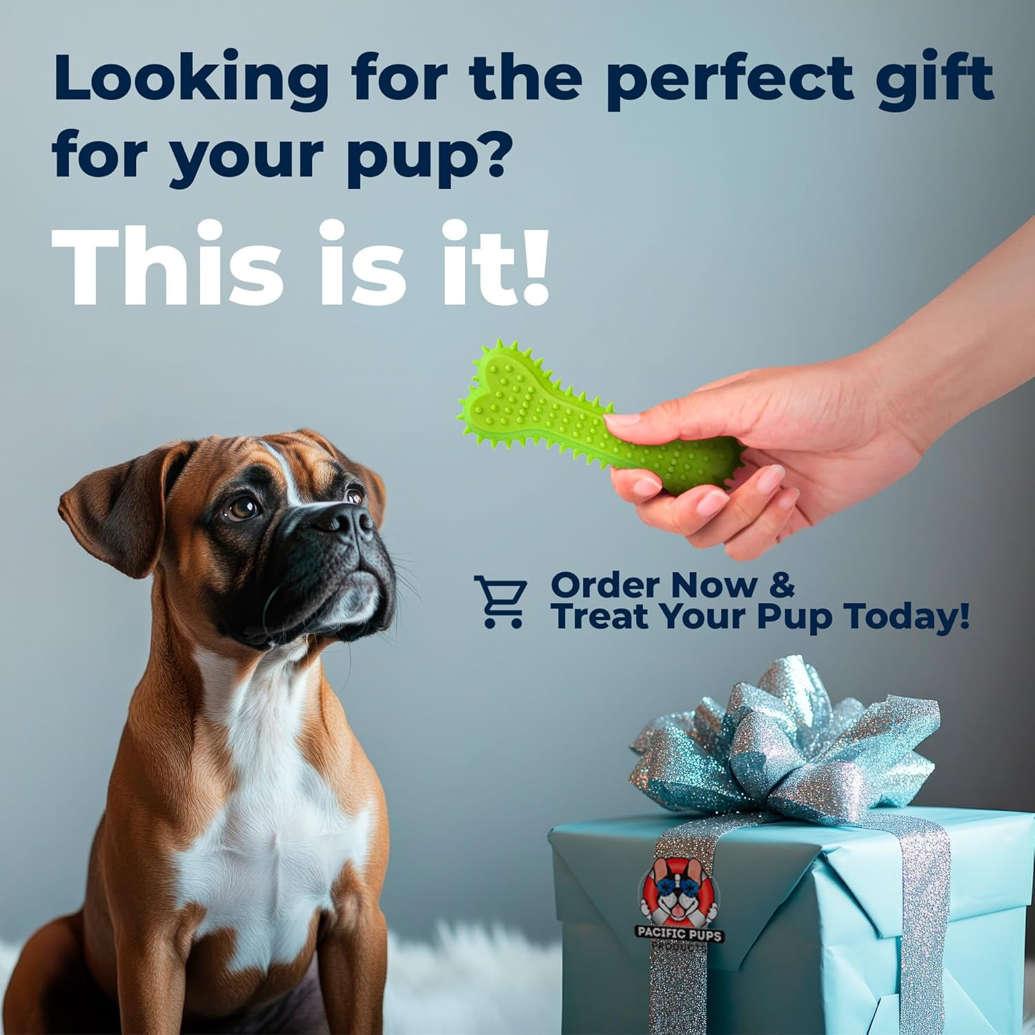 Pacific Pups 18 Piece Dog Toy Set - Plush, Rope & Chew Toys Support Non-Profit Dog Rescue image number 4