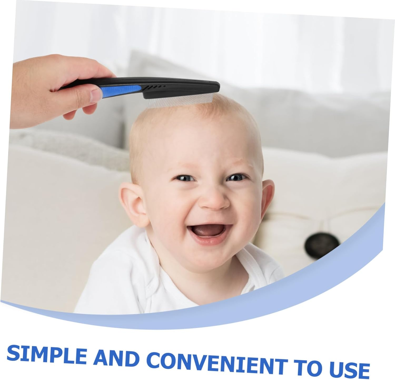 ULDIGI Scalp Care Comb Fine Stainless Steel Dandruff for Boys and Girls Adults Gentle Detoxifying Hair Comb for Scalp Relief image number 3