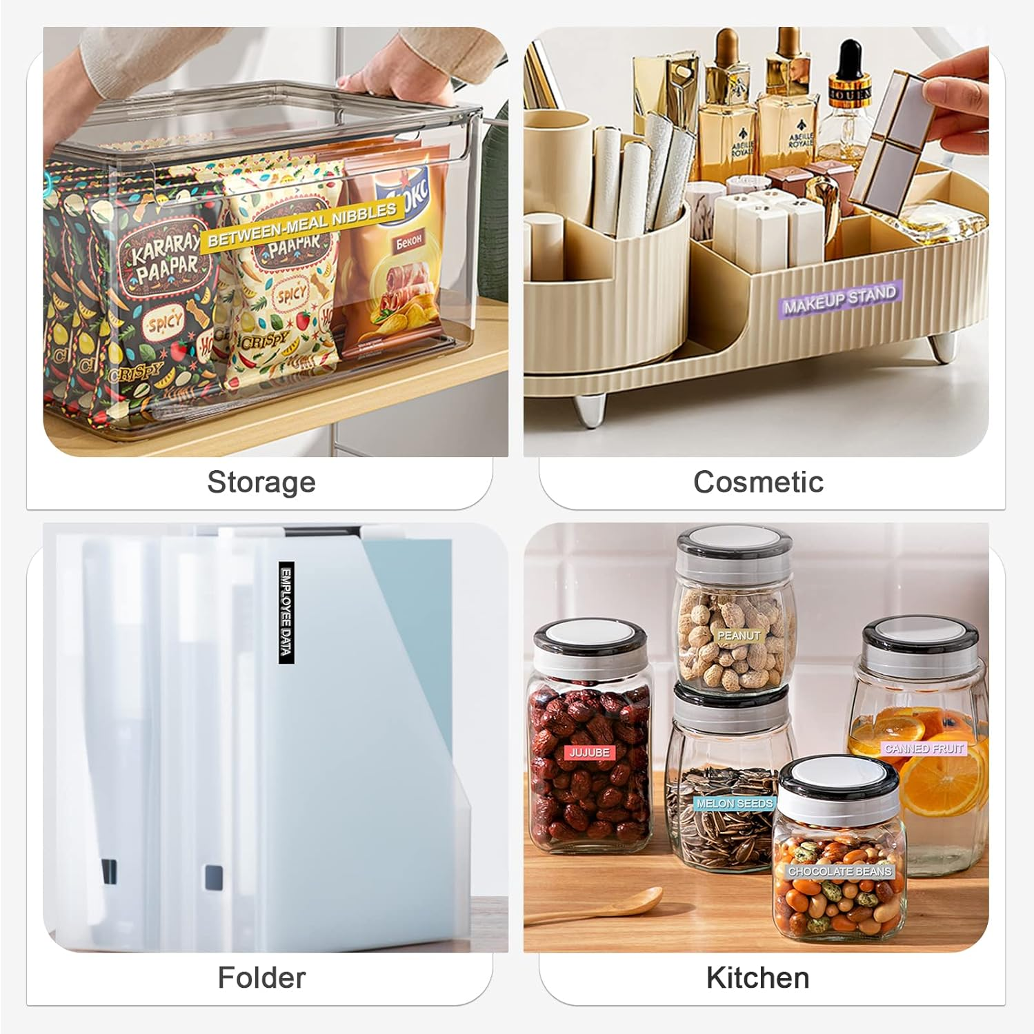 Uniplus 5 Rolls 3D Label Tape Replacement for Dymo Embossing Tape 9Mm X 3M for Dymo Omega Home Junior Organizer Xpress Pro Office-Mate II Motex E-101 E-303 Light Yellow/Light Blue/Light Green/Light image number 7