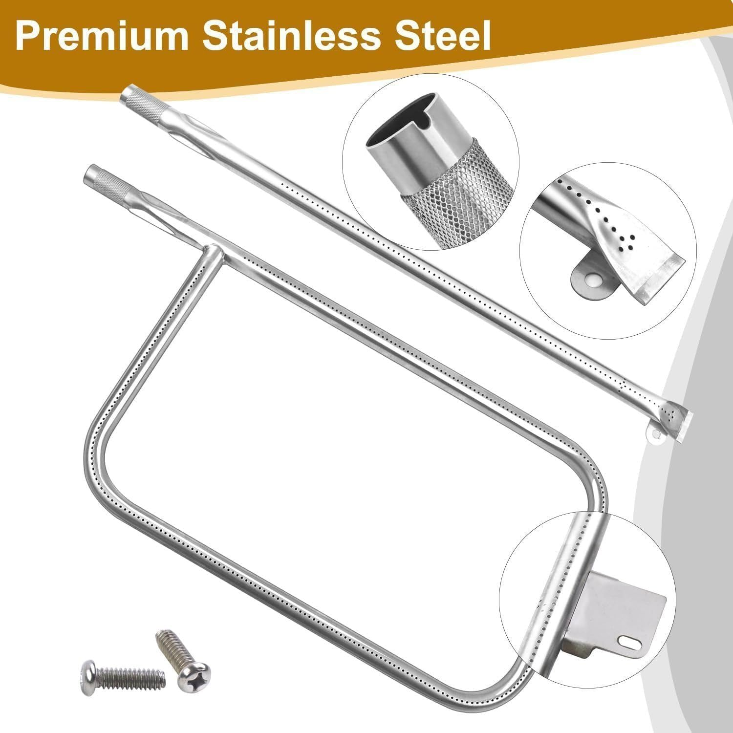 For Weber Q300 Q320 Q3000 Q3200 Stainless Steel Grill Burner Tube with Screw image number 6