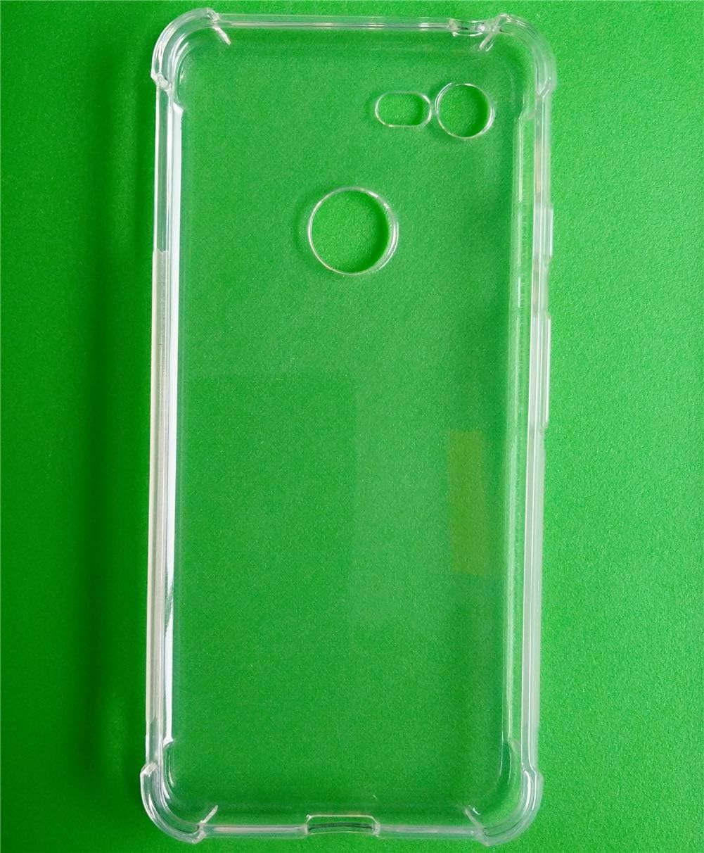 USTIYA Case for Google Pixel 3 XL Clear TPU Four Corners Protective Cover Transparent Soft image number 5