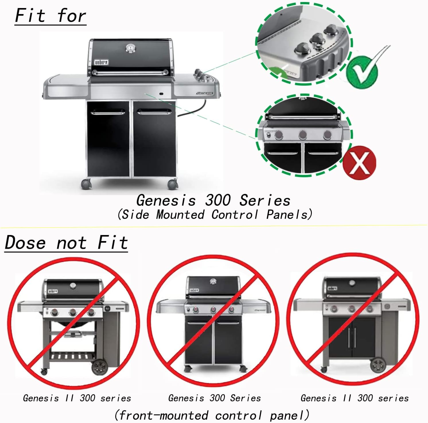 Leship 34 1/4 Inch Burner Tube Set Replace for Weber 67722 67820 Genesis 300 Series E310 E320 EP310 EP320 S310 S320 Gas Grills (2007-2010) with Side Control Knobs (304 Stainless Steel) image number 4