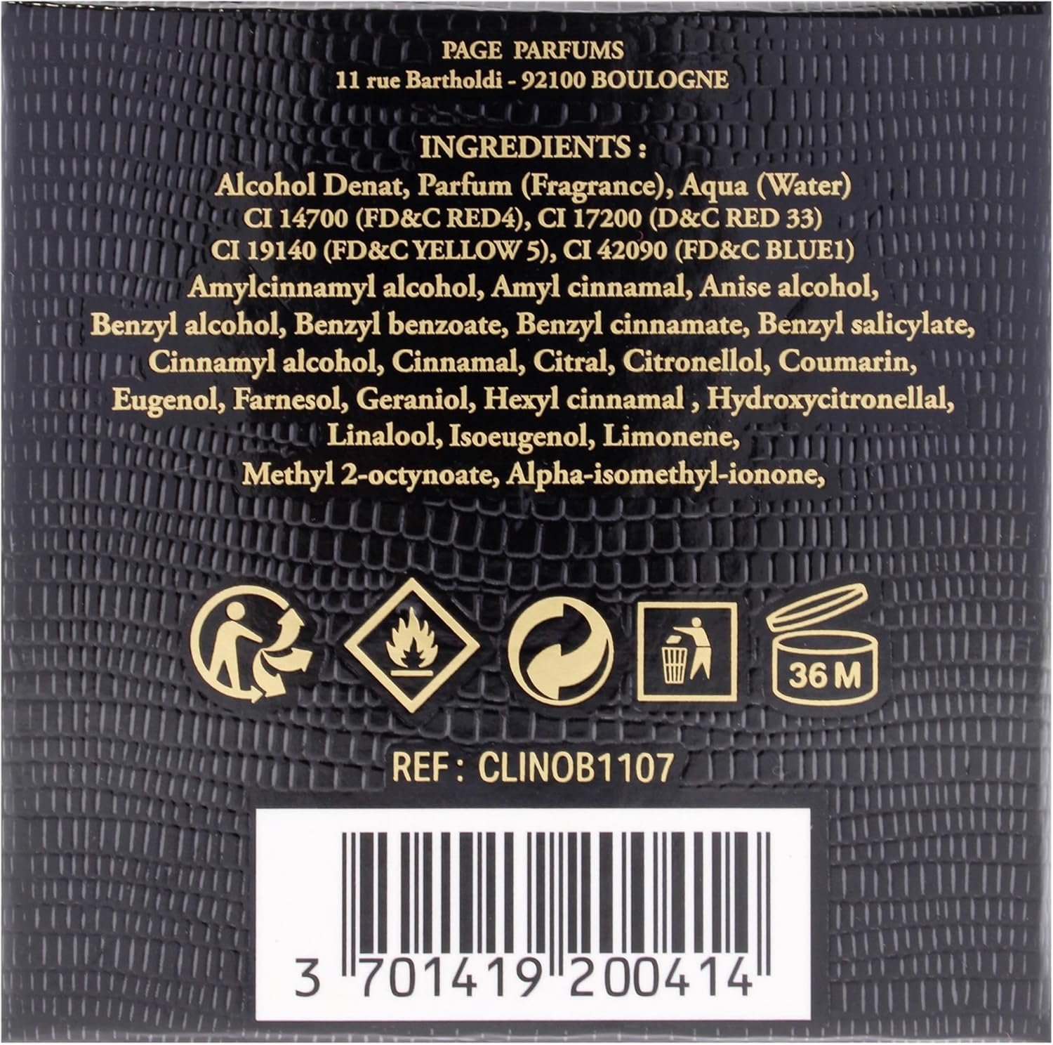 Clint - Noble by Lorientale Fragrances for Men - 3.4 Oz EDP Spray image number 1