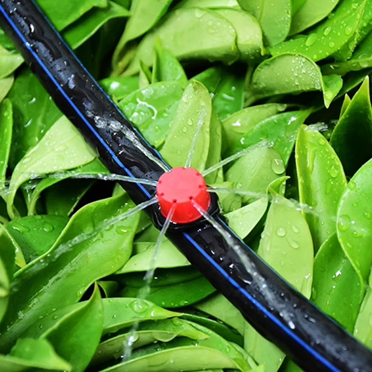 GXXMEI 150PCS Adjustable Irrigation Drippers Sprinklers 1/4 Inch Emitter Dripper Micro Drip Irrigation Sprinklers for Watering System image number 3