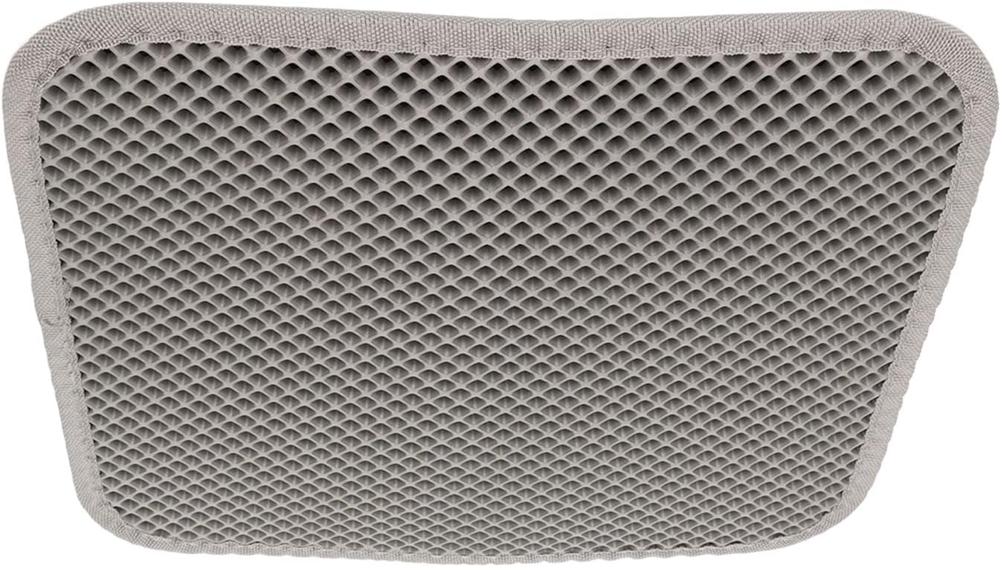 Litter Trapper Pad, Cat Litter Pad, Soft EVA Material, Prevents Slipping, Double Layer for Kittens (Grey) image number 6