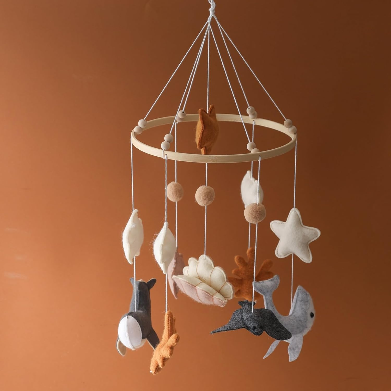 Mobile B&eacute;b&eacute; Musical Pour Lit &ndash; Mobile Suspendu Avec Peluches, Musique Douce, Rotation 360&deg;, Stimulation Visuelle Et Auditive &ndash; Mobile Pour Berceau Ou PARC, Apaisant Pour Nouveau-N&eacute;, Gar&ccedil;on Et Fille image number 5