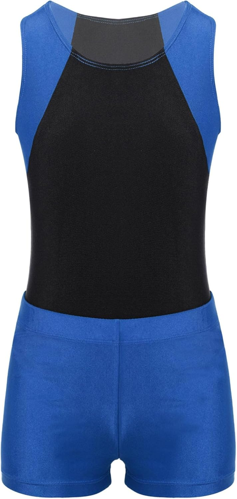 Loodgao Kids Boys Gymnastics Outfits Ballet Dance Leotards Tank Top and Shorts Set Tumbling Suit Workout Dancewear