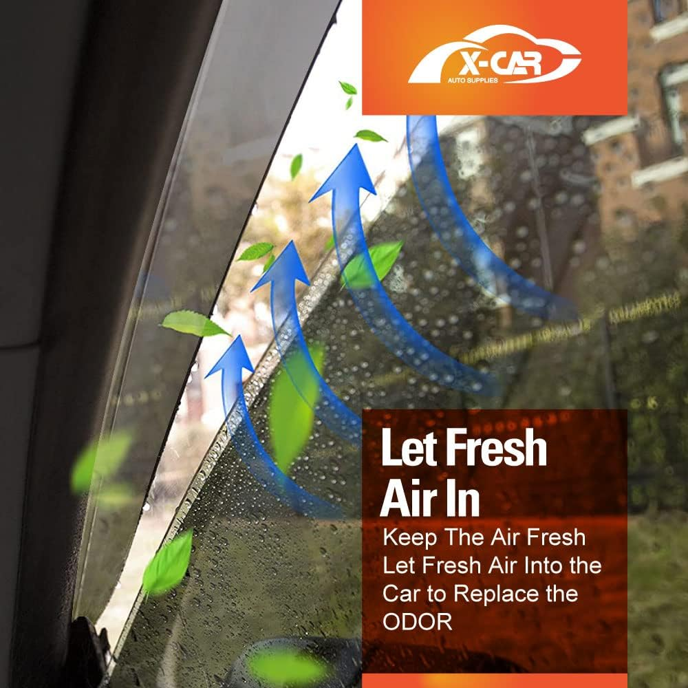 X-CAR Weathershields for Nissan X-Trail Xtrail 2007-2013 T31 Series Car Weather Shields Wind Deflectors Window Sun Visors image number 2