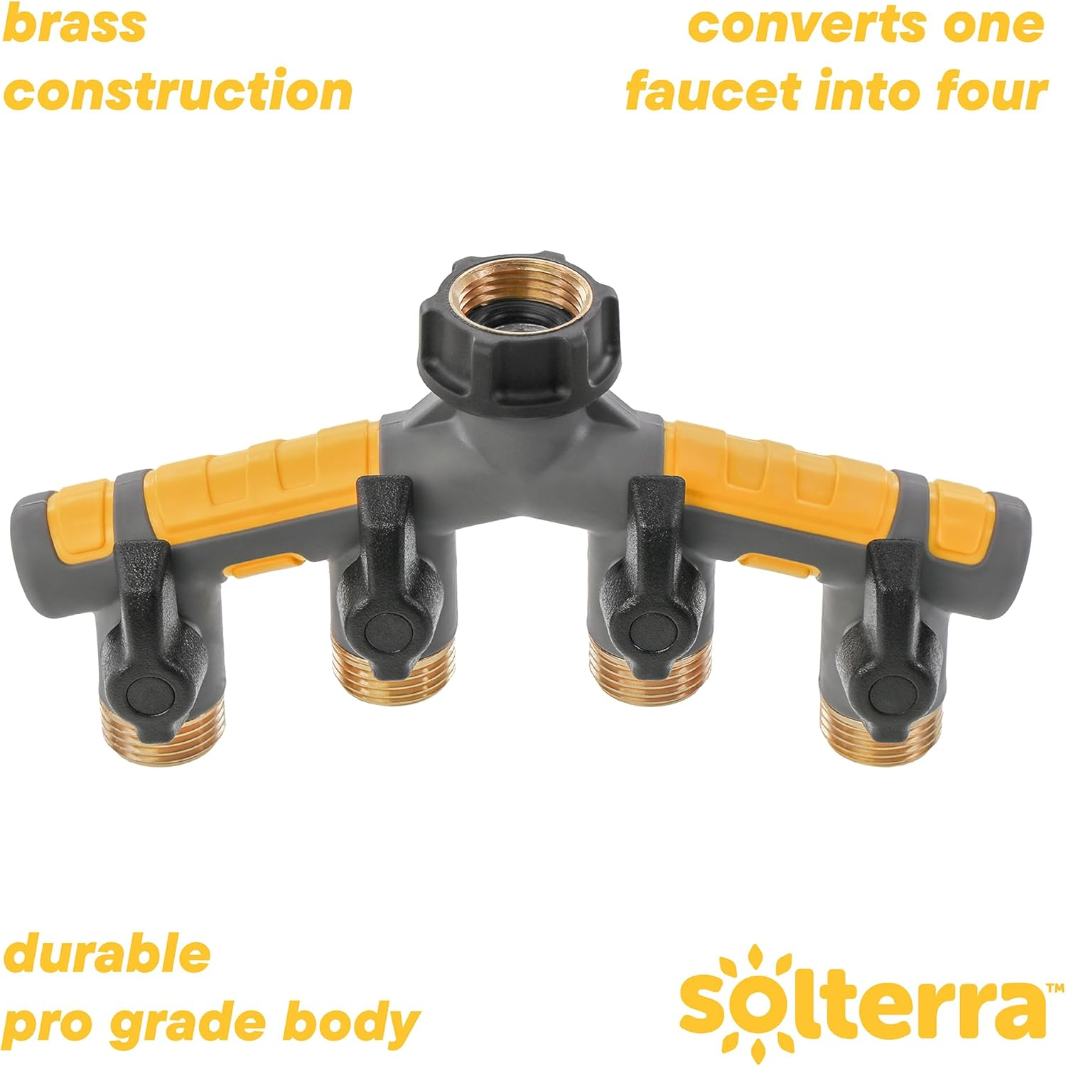 Solterra Garden Hose Manifold with Shut-Offs image number 2