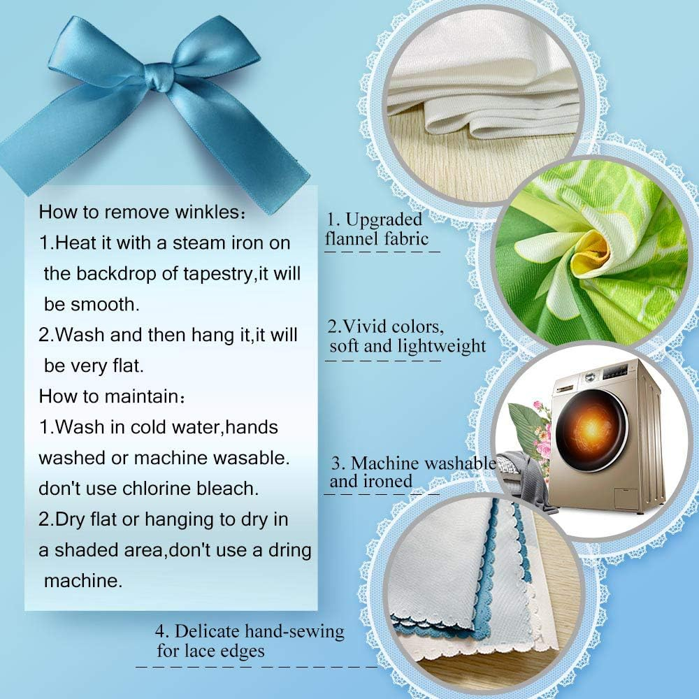 FEASRT Medieval Lady Tapestry European Royal Tapestry Lady and Unicorn Tapestry for Bedroom Living Room Apartment Dorm Decor Wall Hanging Tapestries 80X60 Inches GTDSAY76 image number 2