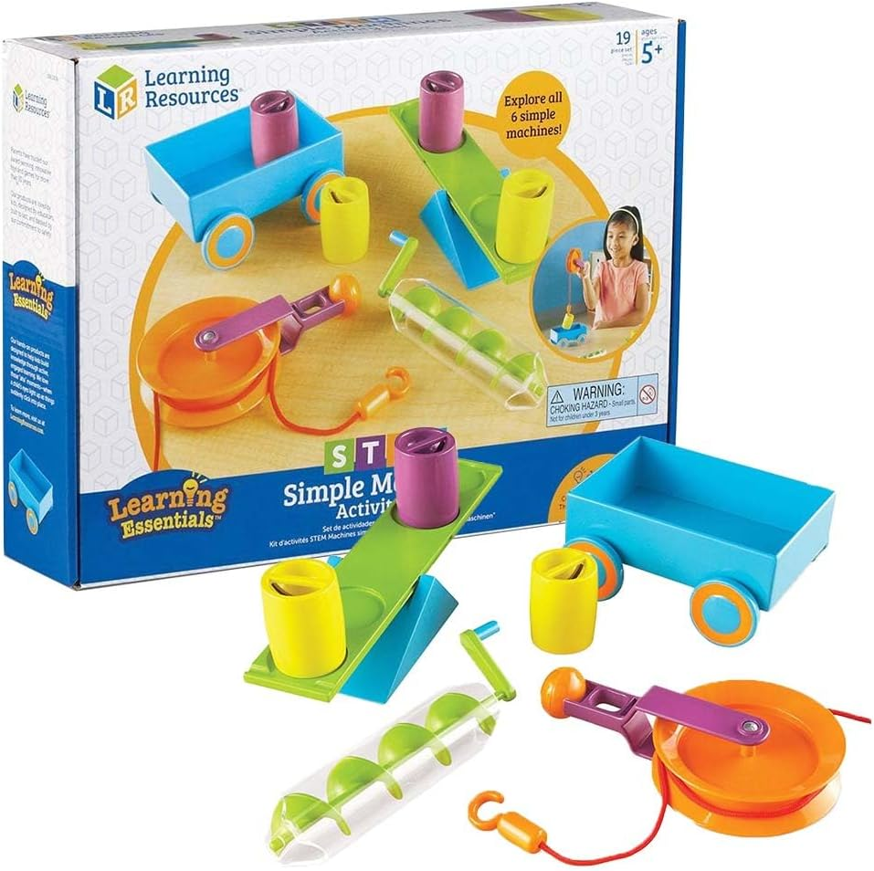 Learning Resources STEM Simple Machines Activity Set, Hands-On Science Activities, 19 Pieces, Ages 5+ image number 3