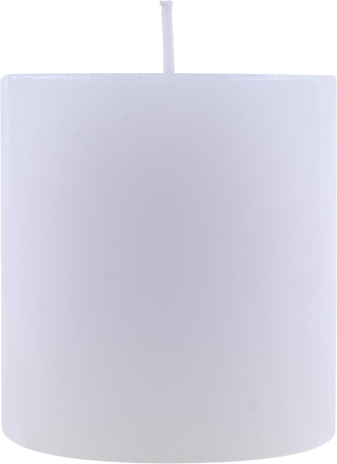 Homemaster Unscented Flat Top Pillar Candle, 7 X 7.5 Cm image number 1