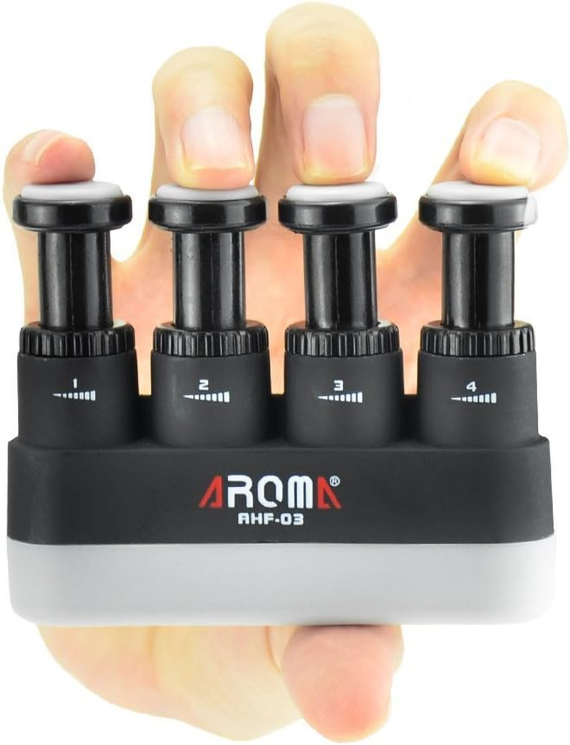 Finger Strengthener4 Tension Adjustable Hand Grip Exerciser Ergonomic Silicone Trainer for Guitarpianotrigger Finger Training Arthritis Therapy and Grip Rock Climbing (AHF-03) image number 1