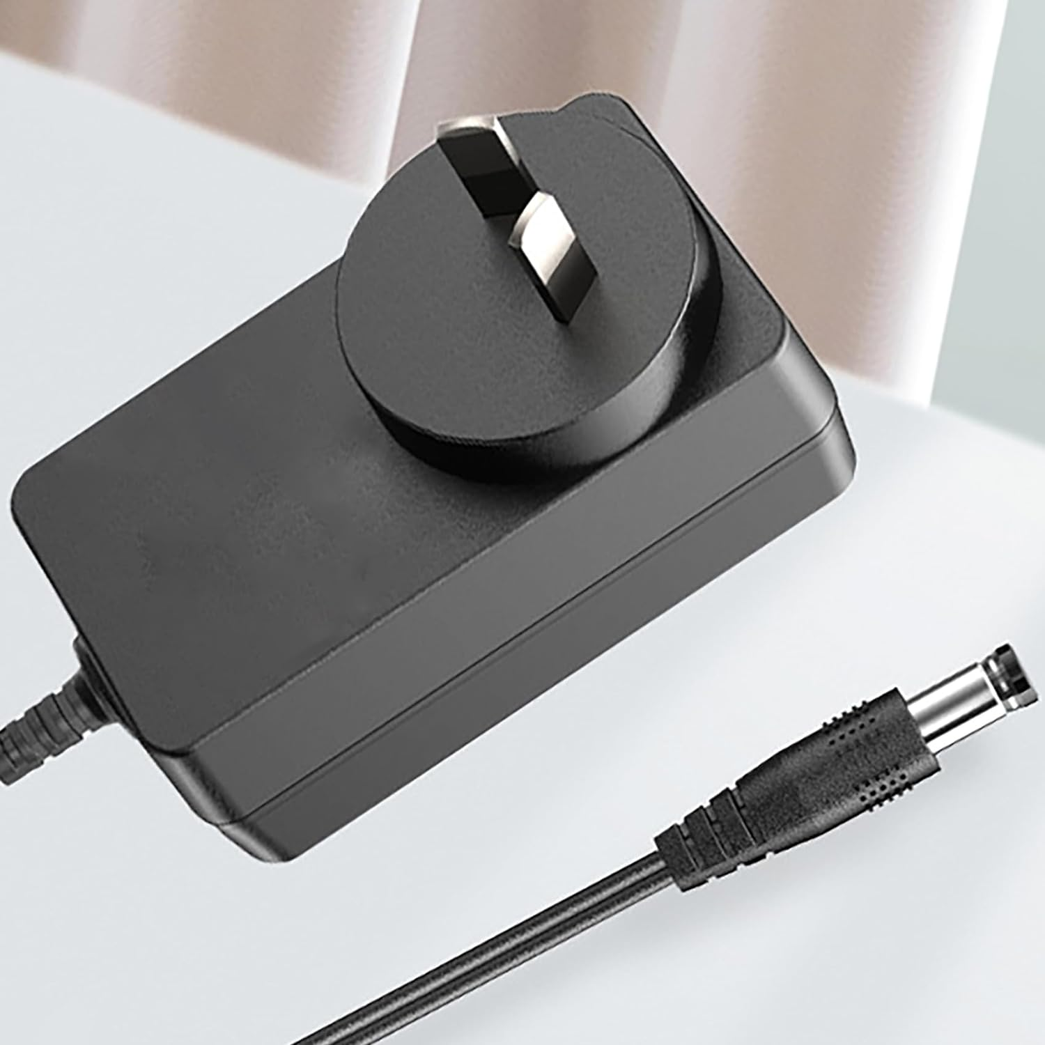 Tunghey 2Pack 12V 1.5A Charger AC Adapter Multi Jacks Universal 12 Volt Switching Adaptor Regulated DC 12V 1.5A Power Supply Transformer Plug 1M Long Cord (12V 1.5A) - 10V 1A image number 2