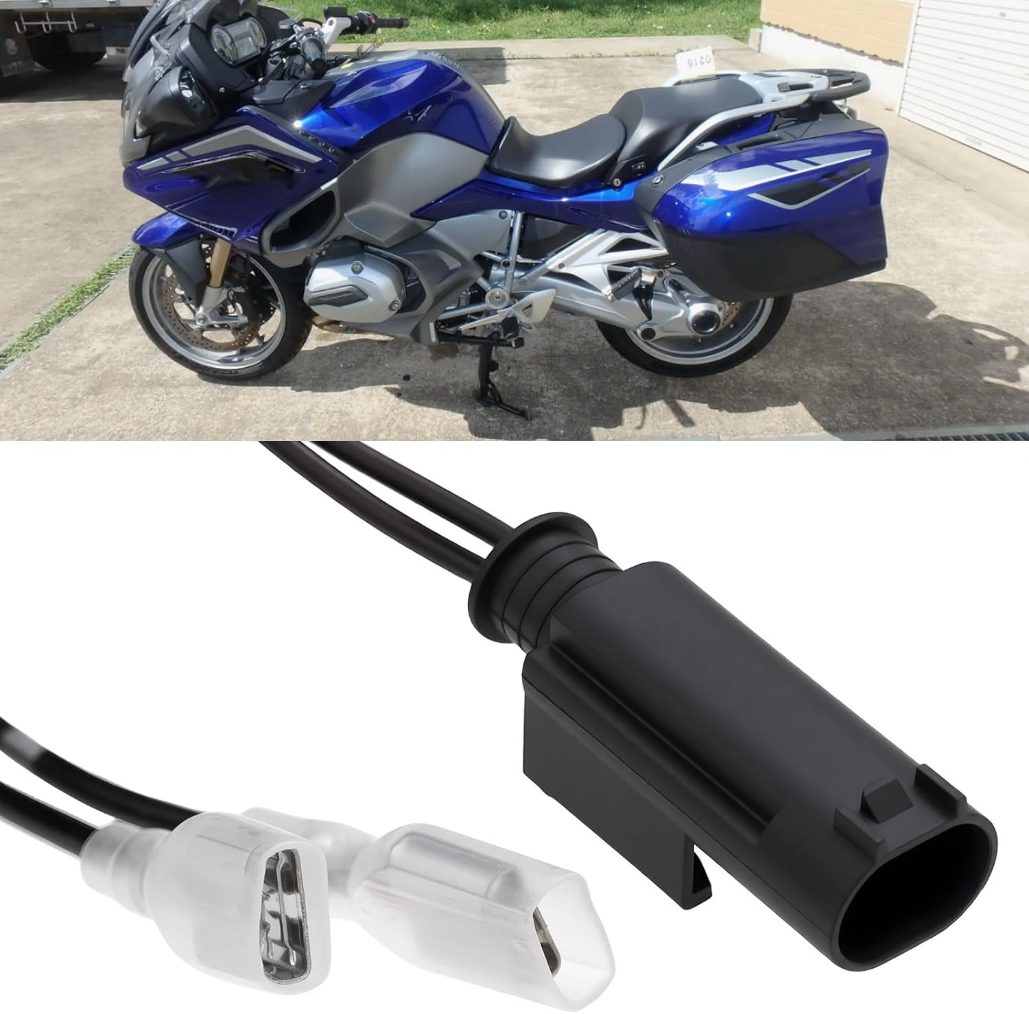 Emsea 2X Horn Adaptor Connector Compatible with BMW R1200RT R1250RT (2004+) Compatible with Denali Soundbomb Mini image number 6