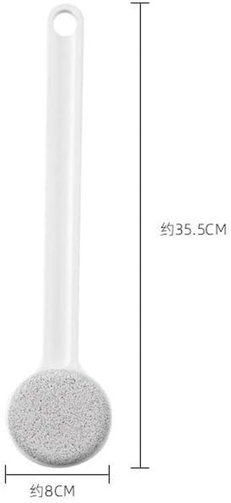 Pumice Stone for Feet with Long Handle, Hard Skin Callus Remover, Scrubber and Exfoliator for Dead Dry Skin, Softer & Smoother Feet, Pedicure Tool (Style 1, One Size) image number 2