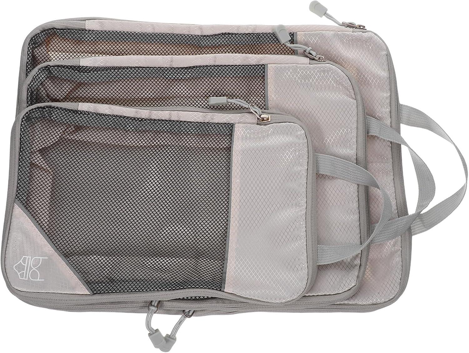 Outanaya 3PCS Expandable Compression Packing Cubes for Suitcases Space-Saving Travel Organizer Bags for Clothes Shoes Accessories Versatile Luggage Storage for Efficient Packing