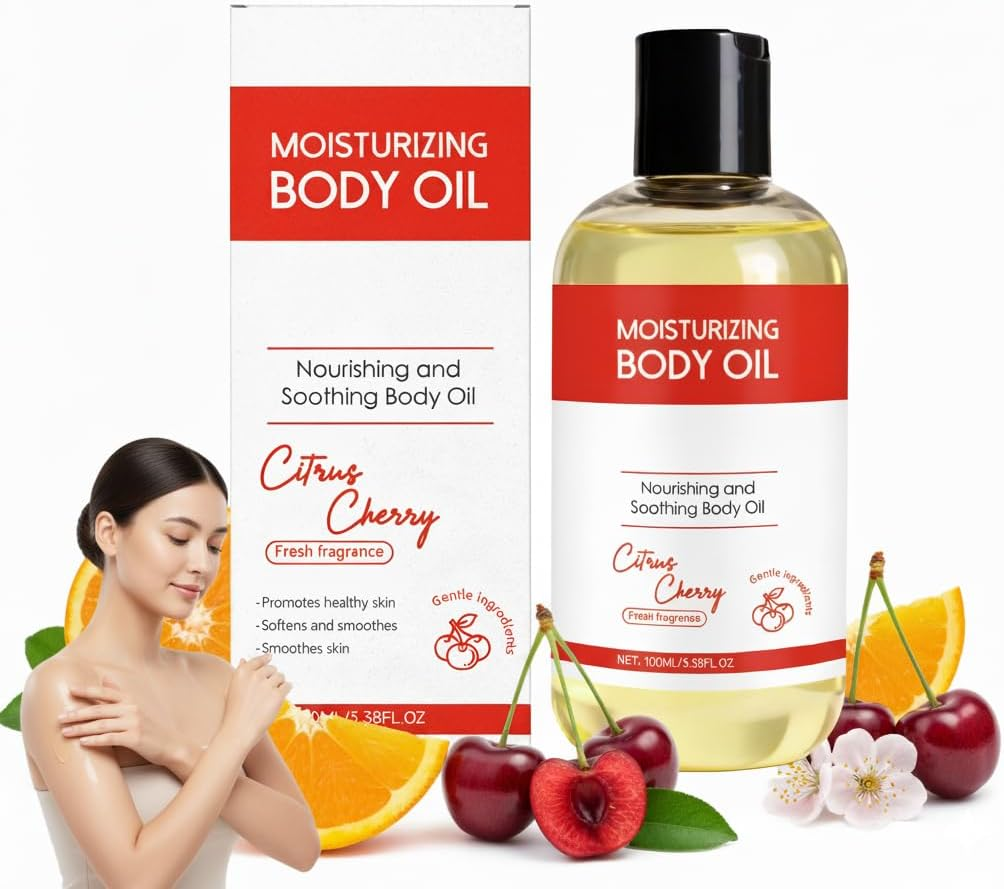 Body Firming Shimmer Body Oil Tightening & Hydrating Treatment | after Shower Massage Oil for Women Men | All-Natural Moisturizing Nourishing Body Luxury Oils for Dry Skin | Lightweight (1PCS)