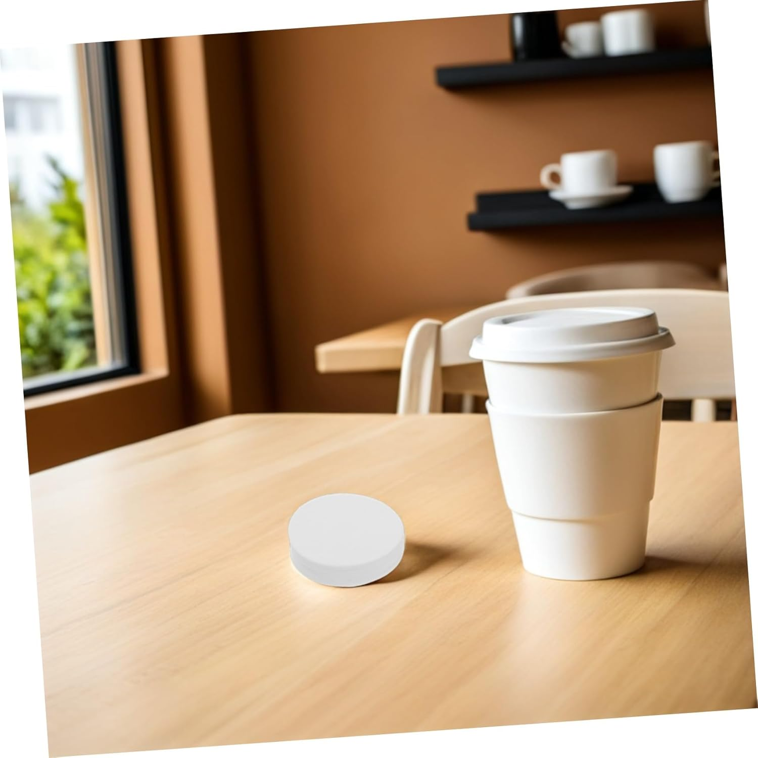 600Pcs round Espresso Paper Filters for Press Coffee Makers Optimized Shape for Tight Seal Pure Taste Enhancement Precise Filtration Compatible with Coffee Filter Holders