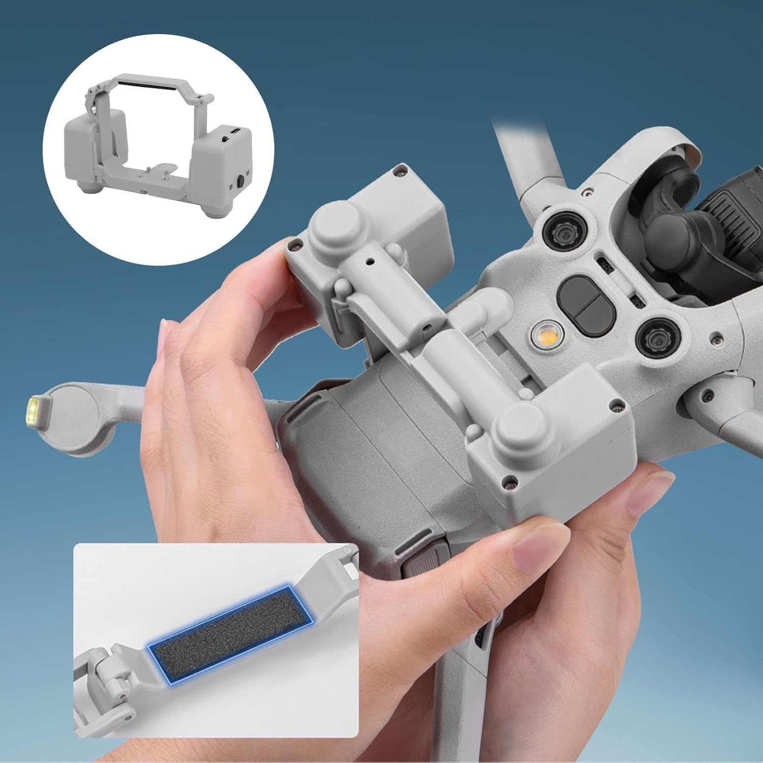 Drone Airdrop System for Mini 4 Pro Payload Release, 47G Drop Release Device Built in Soft Pad, Drone Thrower Airdrop Dropping System image number 4