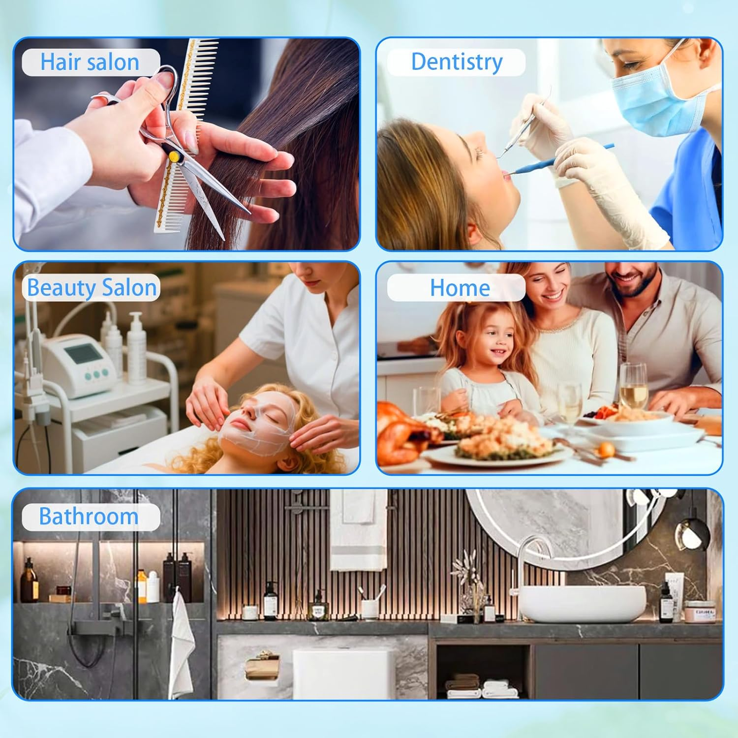 Sterilizer for Esthetician, 12L Double-Layer Large Sterilizer for Nail Tools, Multi-Functional Nail Cleaner Box, Large Capacity Cleaning Cabinet for Home Use, Barbers, Beauty Salons image number 3