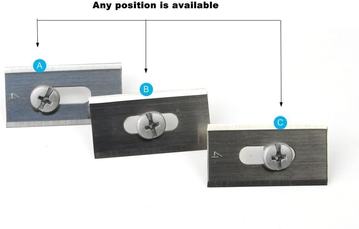 Pack of 30 Robotic Lawnmower Replacement Blades, Slotted Hole Blades Compatible with Husqvarna/Automower/Gardena, Replacement Blades for Robot Lawnmower, Universal Robot Lawn Mower Blades, Robot - Golden image number 7