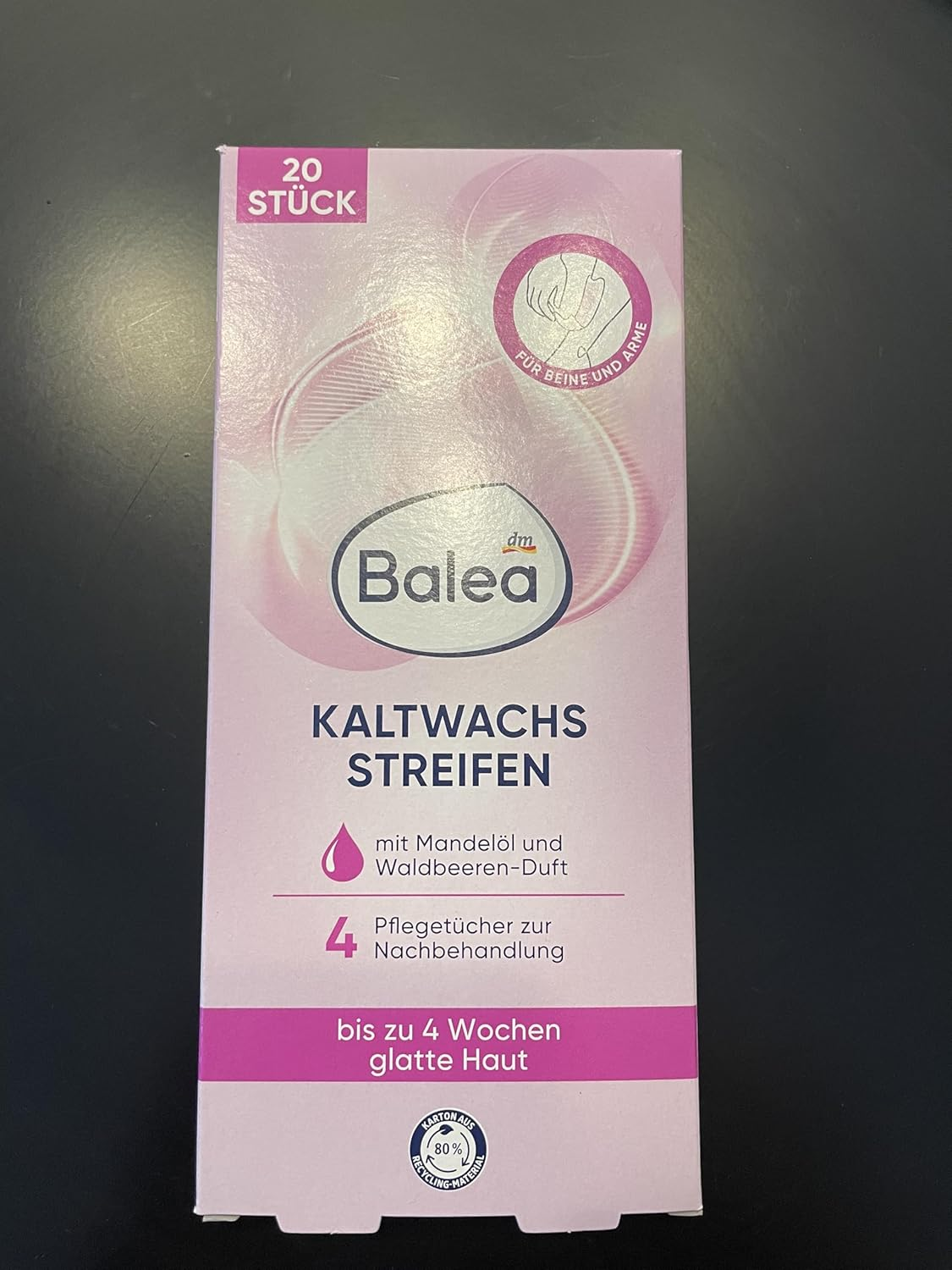 Balea Cold Wax Strips Body, Pack of 20 image number 1
