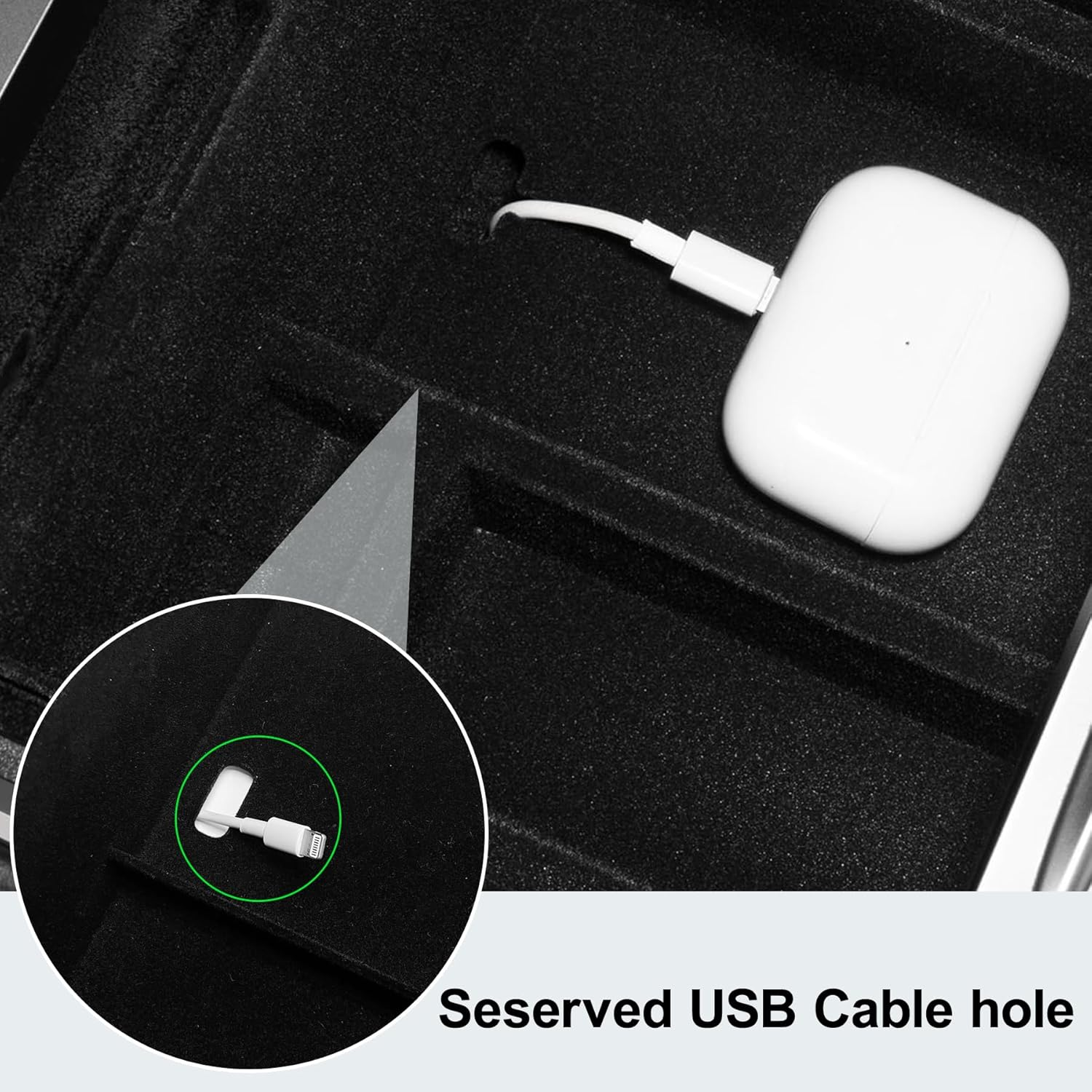 Center Console Organizer for Tesla Model Y Juniper 2025 2026 & Model 3 Highland 2025/2024 Armrest Storage Box Holder Insert Tray Hidden Drawer Interior Accessories image number 2