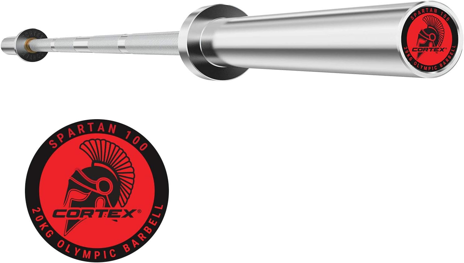 Cortex Spartan100 Olympic Weight Lifting Barbell, 7 Feet Length