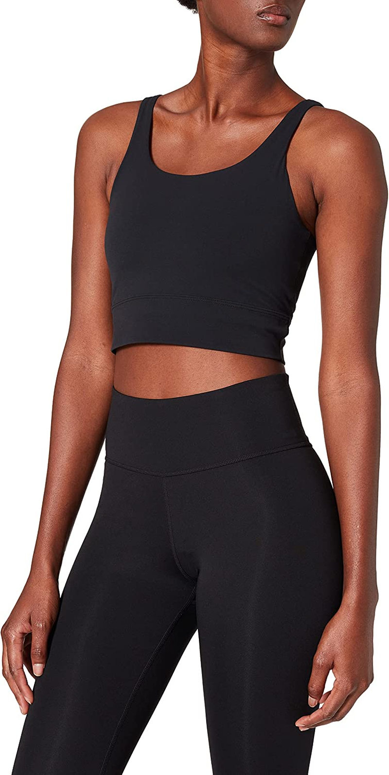Nike Women'S Yoga Luxe Crop Tank T-Shirt image number 4