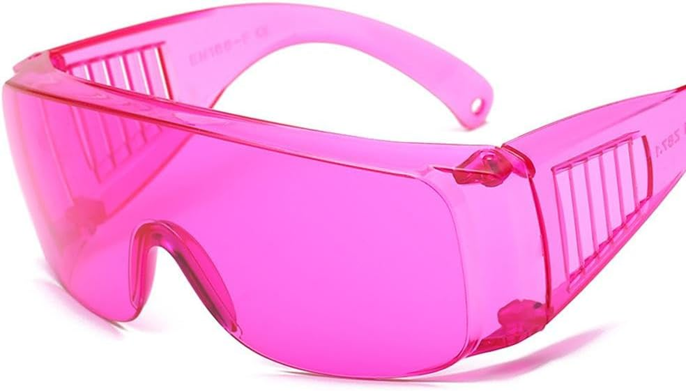 Tophomer Safety Glasses Clear/Tinted over Spectacles Goggles Protective Eyewear Frame with Anti-Scratch Lens, DIY Work Eye Protection image number 2