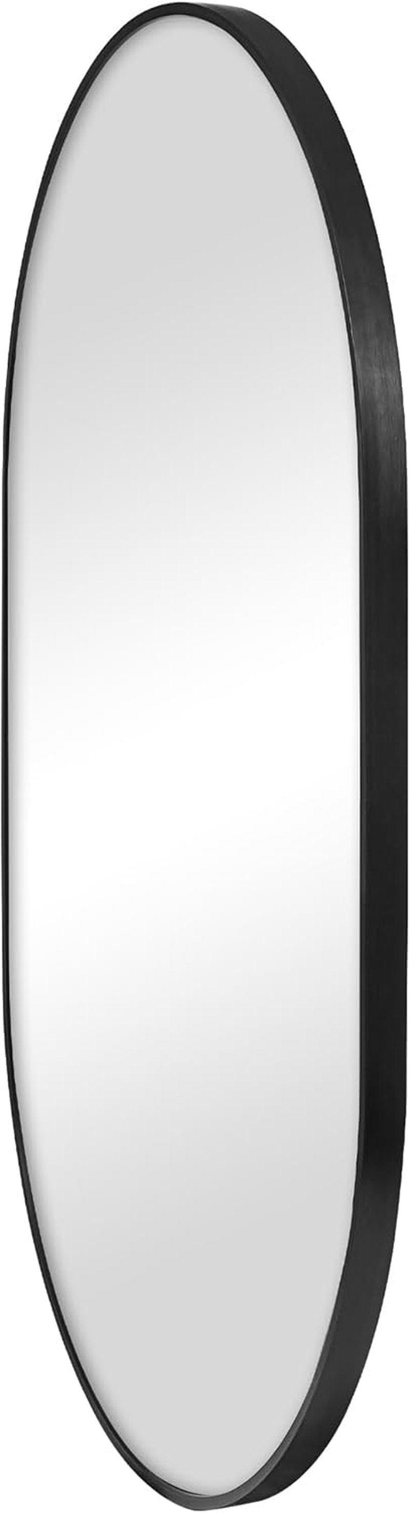 Cooper & Co. Zoe 90Cm Oval Aluminium Mirror Black image number 7