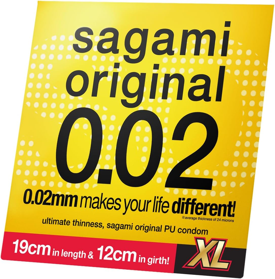 Sagami Original 0.02 Xl-Size 1'S Pack PU Condom