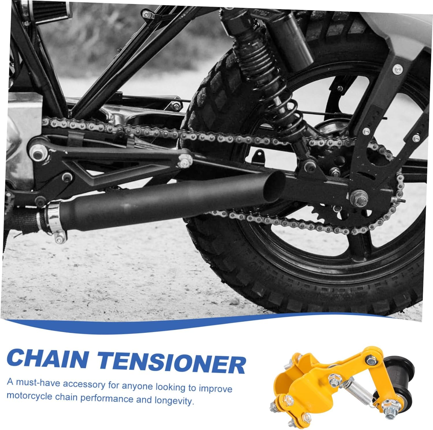 Vaguelly Chain Tensioner for Motorcycle Gear Chain Fastener for Tension Accessories