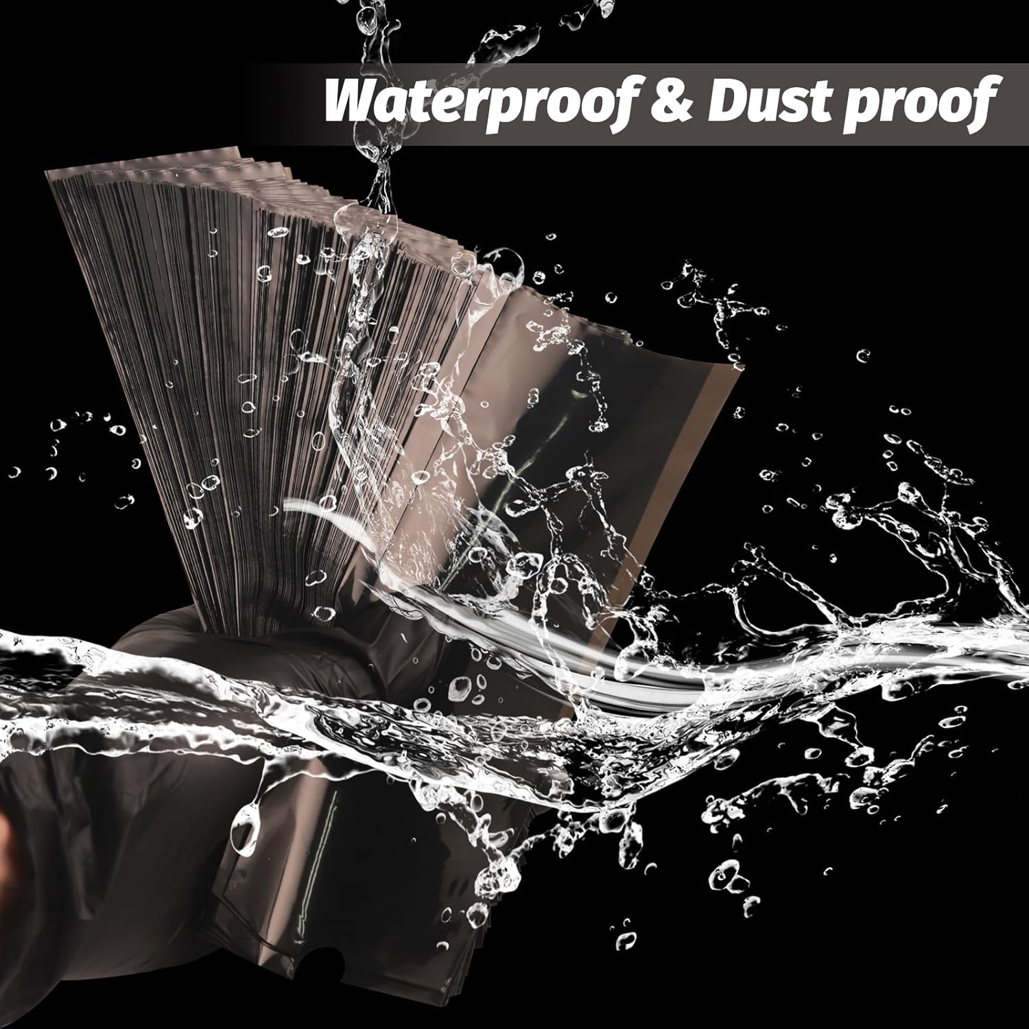 200PCS Tattoo Pen Covers - Rayyl Tattoo Pen Machine Covers Large Size 2.5X7.1 Inch Black for Cartridge Pen Machine Bags Sleeves Tattoo Kit Machine Pen Tattoo Supplies... image number 4