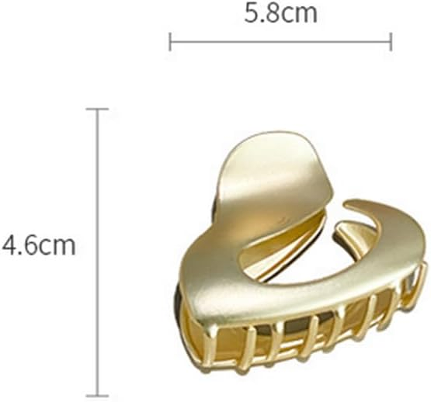 Hair Clips Hair Accessories for Women Girls Elegant Silver Hair Clips Hair Pins Fashion Hair Accessories for Party Wedding Everyday (Gold Shine) image number 2