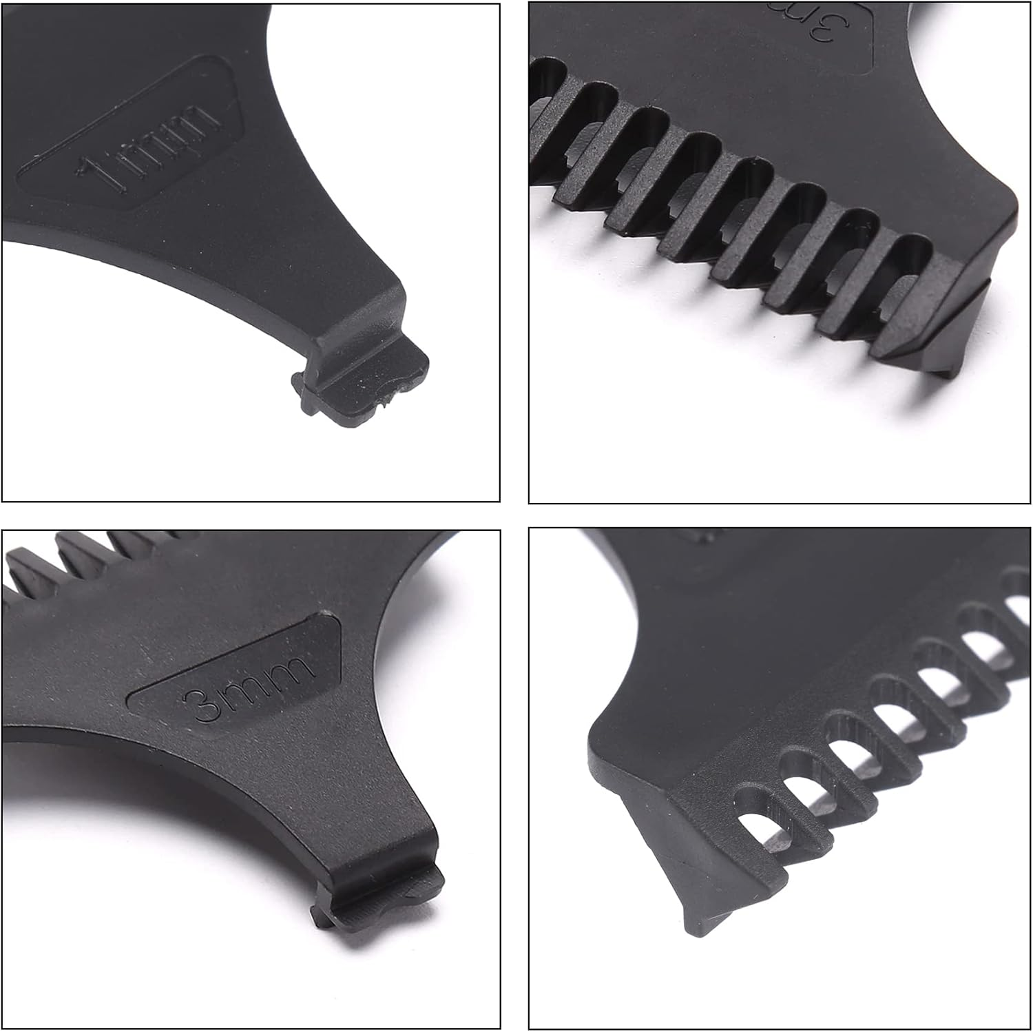 Torsor 8 Pack Hair Clipper Limit Comb Guide 1MM 2MM 3MM Guides Set with Protection Guard Cover for Vintage T9 Height 31Mm 32Mm T-Blade Electric Trimmer Cordless Shaver Outliner Edger Detailer image number 6