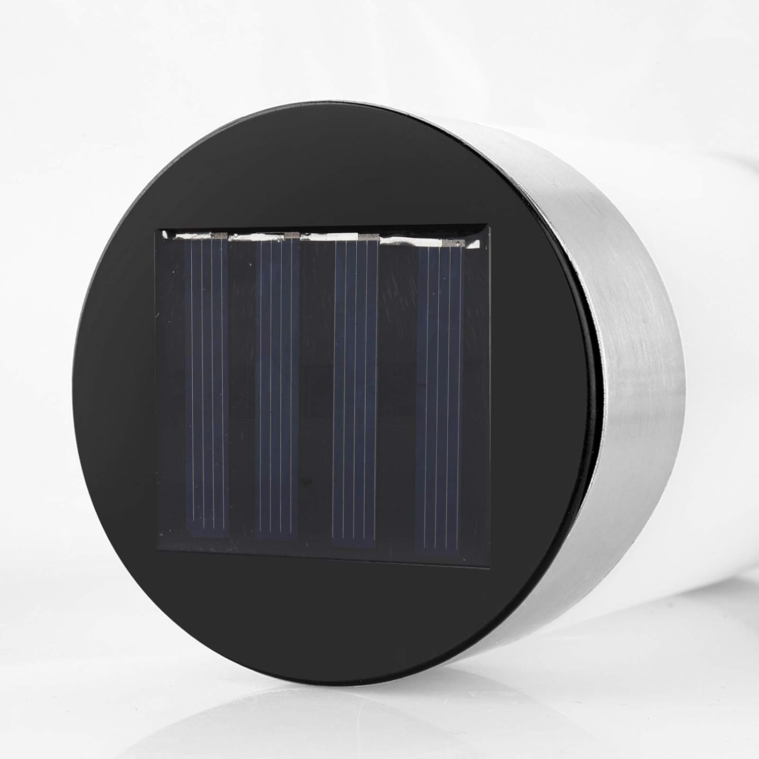 Solar Powered Landscape Spotlight 2 Pack Stainless Steel Waterproof Outdoor LED Light for Garden Yard Porch Driveway Walkway Pool Suitable for Pathway Garage Lawn Decoration image number 4