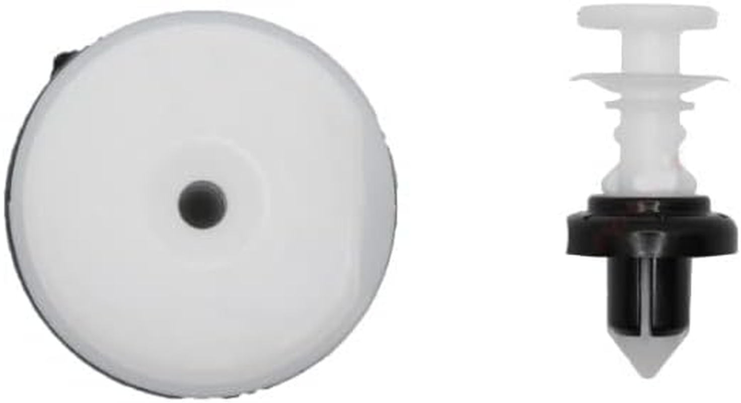 VOSTON BC5566 Automotive Parts Clip White/Black, 10 per Bag image number 1